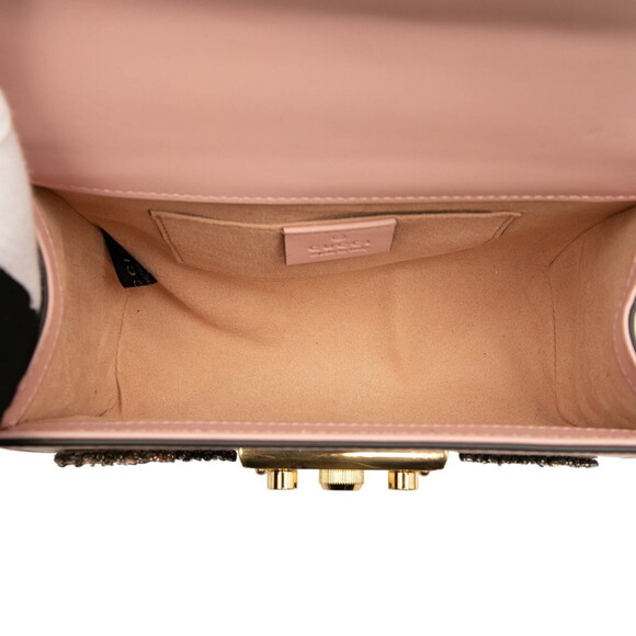 GUCCI Authentic Pink Leather Shoulder Bag - Picture 4 of 6